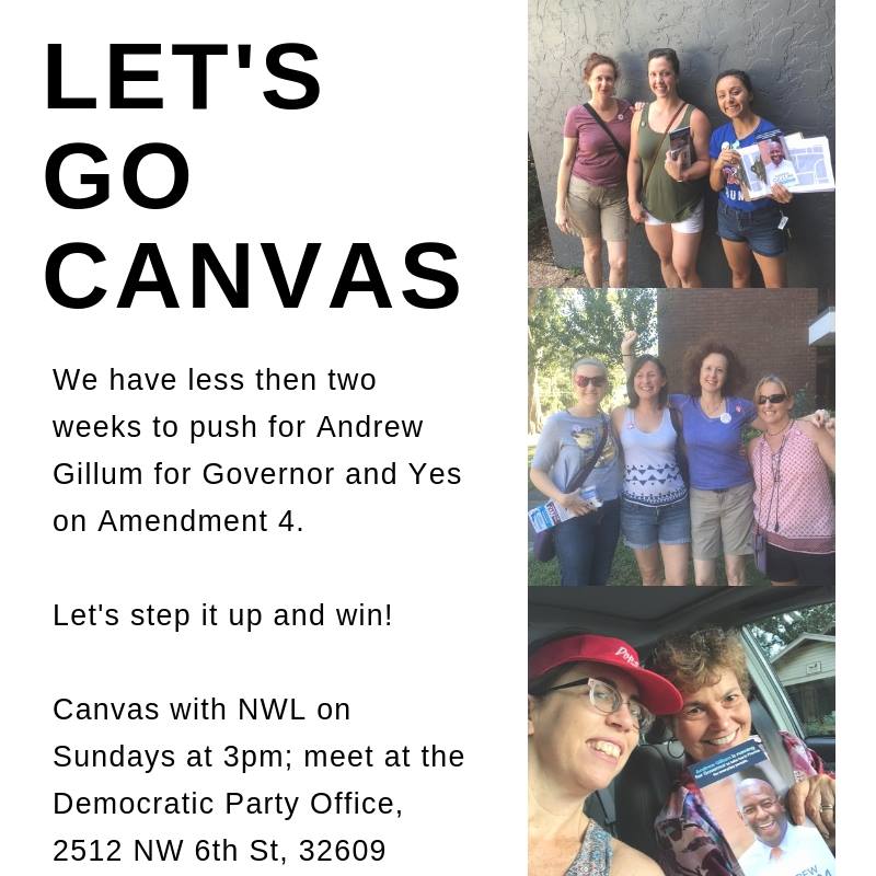 Let's Go Canvass flier