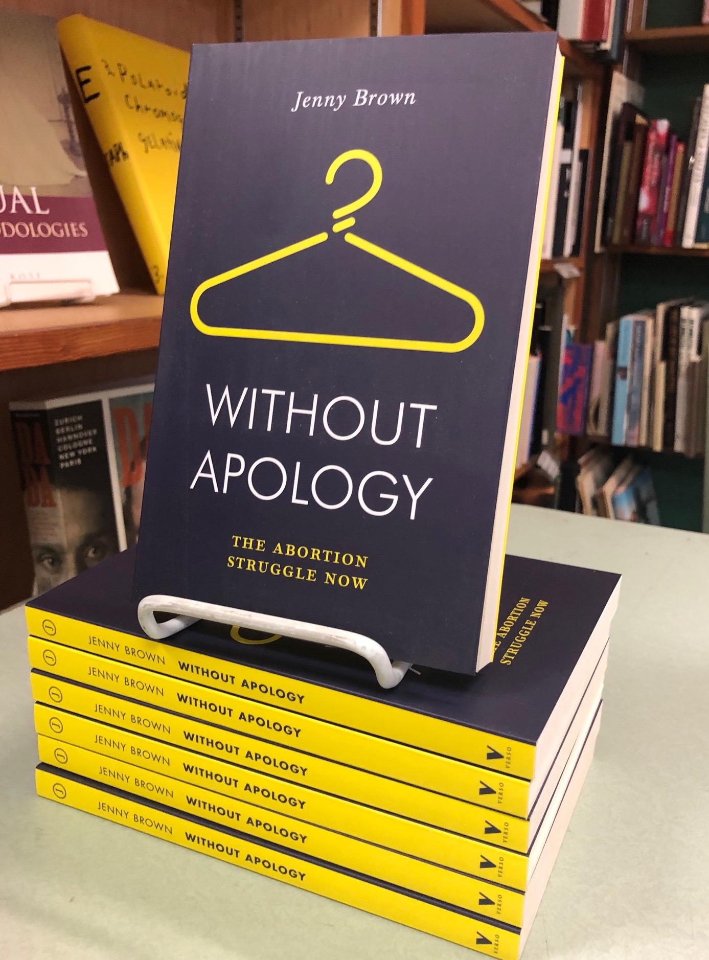 Stack of Without Apology books