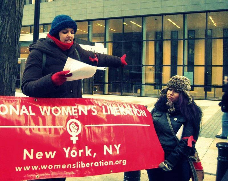 women of color protesting inNY